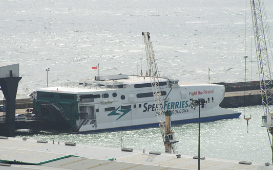 SPEEDONE - SpeedFerries - Simplon Postcards - simplonpc.co.uk - Photo: ©1978 Ian Boyle