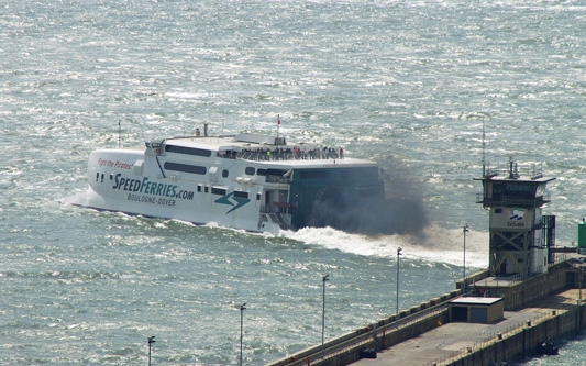 SPEEDONE - SpeedFerries - Simplon Postcards - simplonpc.co.uk - Photo: ©1978 Ian Boyle