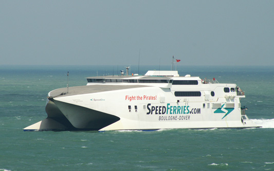 SPEEDONE - SpeedFerries - Simplon Postcards - simplonpc.co.uk - Photo: ©1978 Ian Boyle