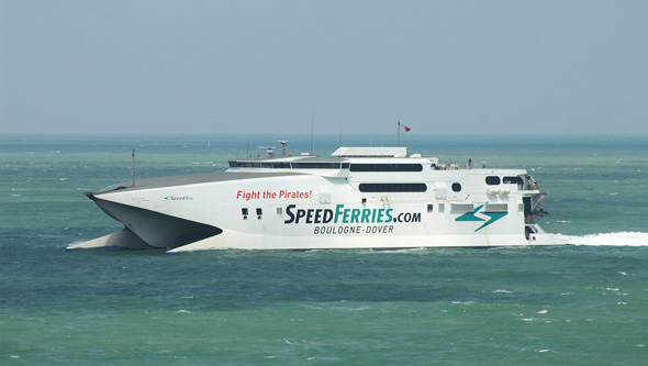 SPEEDONE - SpeedFerries - Simplon Postcards - simplonpc.co.uk - Photo: ©1978 Ian Boyle