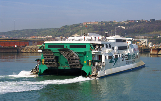 SPEEDONE - SpeedFerries - Simplon Postcards - simplonpc.co.uk - Photo: ©1978 Ian Boyle