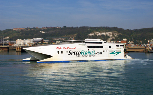 SPEEDONE - SpeedFerries - Simplon Postcards - simplonpc.co.uk - Photo: ©1978 Ian Boyle