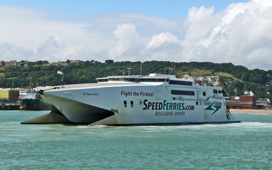 SPEEDONE - SpeedFerries - Simplon Postcards - simplonpc.co.uk - Photo: ©1978 Ian Boyle