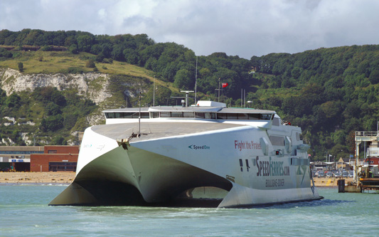 SPEEDONE - SpeedFerries - Simplon Postcards - simplonpc.co.uk - Photo: ©1978 Ian Boyle