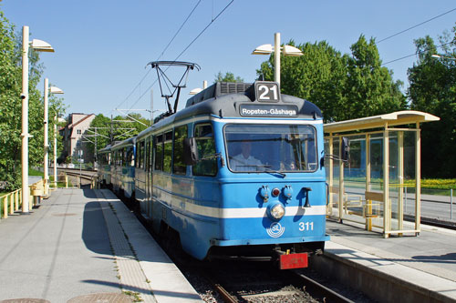 STOCKHOLM TRAMS, LIGHT RAIL & Metros -  www.simplonpc.co.uk - Simplon Postcards