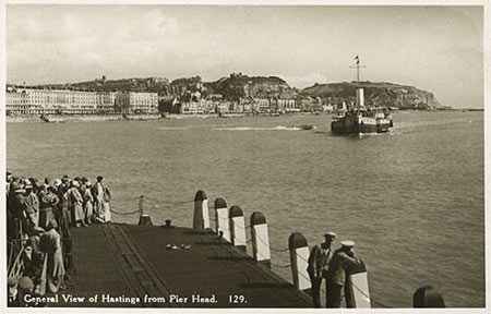 HASTINGS PIER POSTCARD - www.simplonpc.co.uk