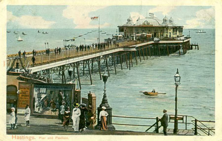 HASTINGS PIER POSTCARD - www.simplonpc.co.uk