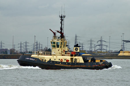 Svitzer tug Lady Cecilia - www.simplonpc.co.uk -  Photo: © Ian Boyle, 6th March 2008