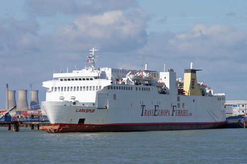 TransEuropa Ferries LARKSPUR - Photo: 2013 Ian Boyle - www.simplonpc.co.uk