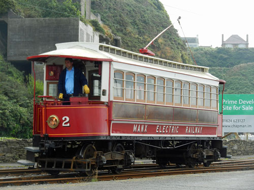 Manx Electric Railway - Photo: ©2013 Mike Tedstone - www.simplompc.co.uk - Simplon Postcards