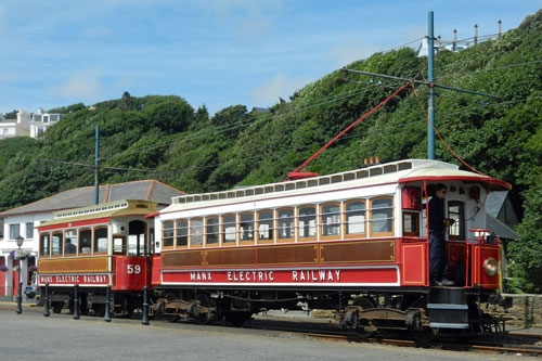 Manx Electric Railway - Photo: ©2013 Mike Tedstone - www.simplompc.co.uk - Simplon Postcards