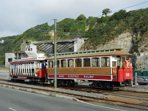 Manx Electric Railway - Photo: ©2013 Mike Tedstone - www.simplompc.co.uk - Simplon Postcards