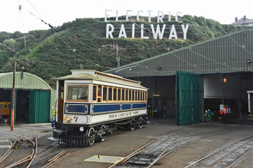 Manx Electric Railway - Photo: ©2013 Mike Tedstone - www.simplompc.co.uk - Simplon Postcards