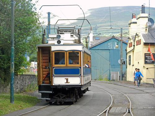 Manx Electric Railway - Photo: ©2013 Mike Tedstone - www.simplompc.co.uk - Simplon Postcards