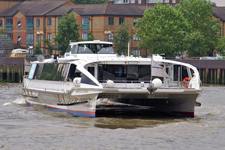 Hurricane Clipper - Thames Clippers -  Photo: © Ian Boyle - www.simplonpc.co.uk