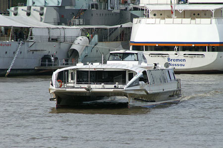 Hurricane Clipper - Thames Clippers -  Photo: © Ian Boyle - www.simplonpc.co.uk