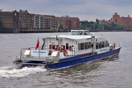 Sky Clipper - Thames Clippers -  Photo: © Ian Boyle - www.simplonpc.co.uk