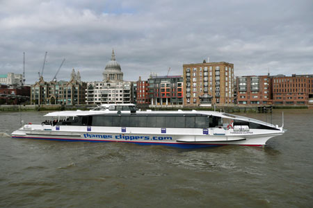 Tornado Clipper - Thames Clippers -  Photo: © Ian Boyle - www.simplonpc.co.uk