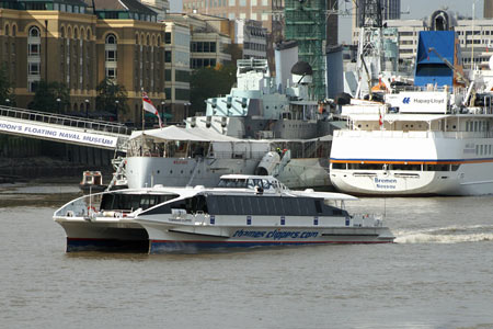 Tornado Clipper - Thames Clippers -  Photo: © Ian Boyle - www.simplonpc.co.uk