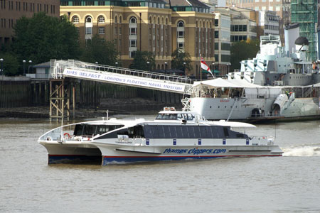 Tornado Clipper - Thames Clippers -  Photo: © Ian Boyle - www.simplonpc.co.uk