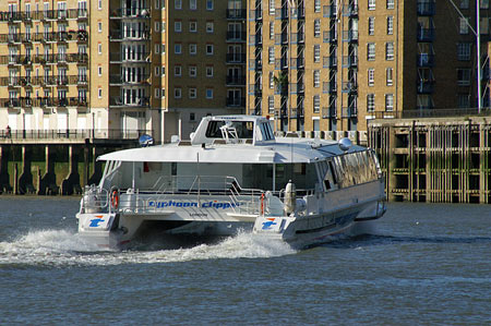 Typhoon Clipper - Thames Clippers - www.simplonpc.co.uk -  Photo: © 2007 Ian Boyle