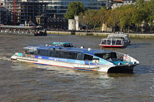 MONSOON CLIPPER - Thames Clipper - www.simplonpc.co.uk - Photo:  Ian Boyle, 16th October 2012