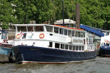 Golden Flame- Capital Pleasure Boats -  Photo: © Ian Boyle - www.simplonpc.co.uk