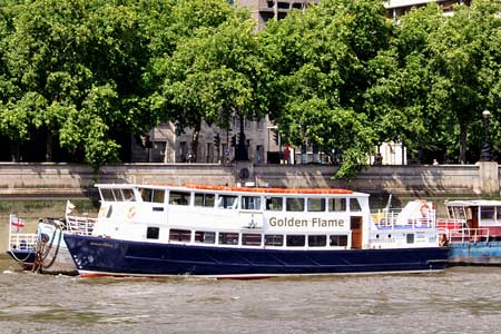 Golden Flame- Capital Pleasure Boats -  Photo: © Ian Boyle - www.simplonpc.co.uk