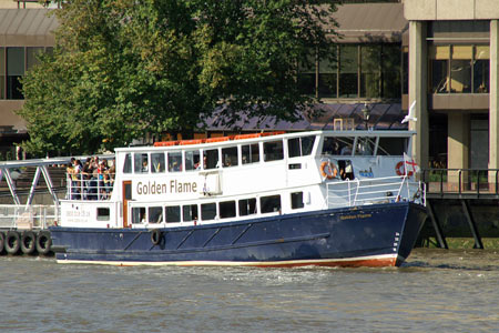 Golden Flame- Capital Pleasure Boats -  Photo: © Ian Boyle - www.simplonpc.co.uk