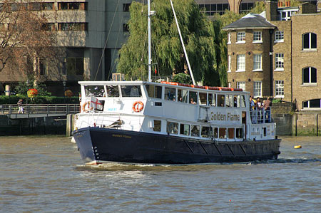 Golden Flame- Capital Pleasure Boats -  Photo: © Ian Boyle - www.simplonpc.co.uk