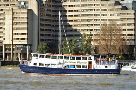 Golden Flame- Capital Pleasure Boats -  Photo: © Ian Boyle - www.simplonpc.co.uk