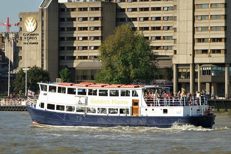 Golden Flame- Capital Pleasure Boats -  Photo: © Ian Boyle - www.simplonpc.co.uk