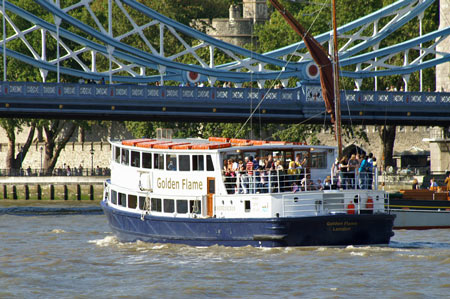 Golden Flame- Capital Pleasure Boats -  Photo: © Ian Boyle - www.simplonpc.co.uk