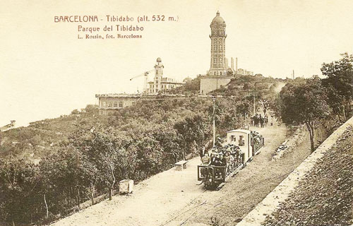 Barcelona - Tibidabo - www.simplompc.co.uk - Simplon Postcards