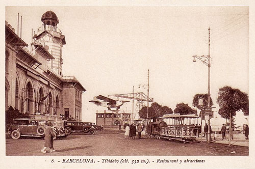 Barcelona - Tibidabo - www.simplompc.co.uk - Simplon Postcards