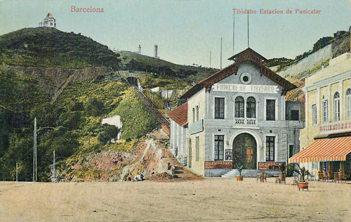 Barcelona - Tibidabo Funicular - www.simplompc.co.uk - Simplon Postcards