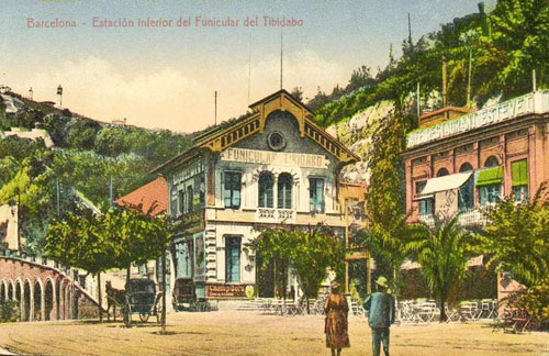 Barcelona - Tibidabo Funicular - www.simplompc.co.uk - Simplon Postcards