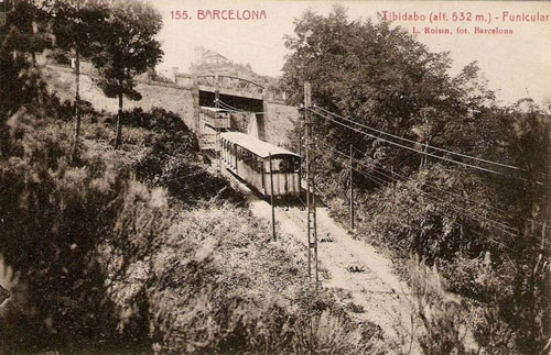 Barcelona - Tibidabo Funicular - www.simplompc.co.uk - Simplon Postcards