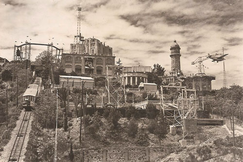 Barcelona - Tibidabo Funicular - www.simplompc.co.uk - Simplon Postcards