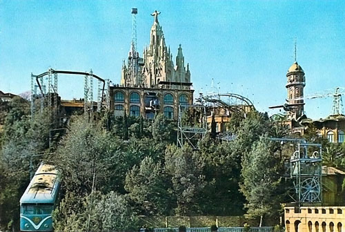 Barcelona - Tibidabo Funicular - www.simplompc.co.uk - Simplon Postcards