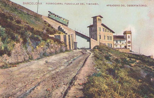 Barcelona - Tibidabo Funicular - www.simplompc.co.uk - Simplon Postcards