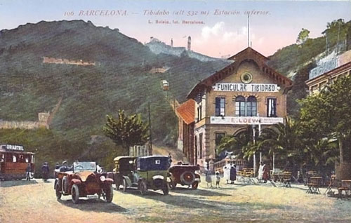 Barcelona - Tibidabo Funicular - www.simplompc.co.uk - Simplon Postcards