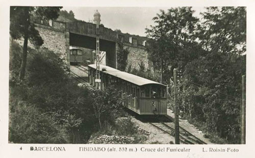 Barcelona - Tibidabo Funicular - www.simplompc.co.uk - Simplon Postcards