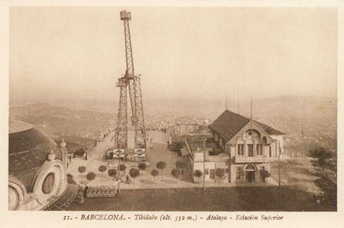 Barcelona - Tibidabo Funicular - www.simplompc.co.uk - Simplon Postcards