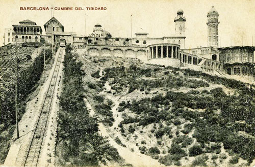 Barcelona - Tibidabo Funicular - www.simplompc.co.uk - Simplon Postcards