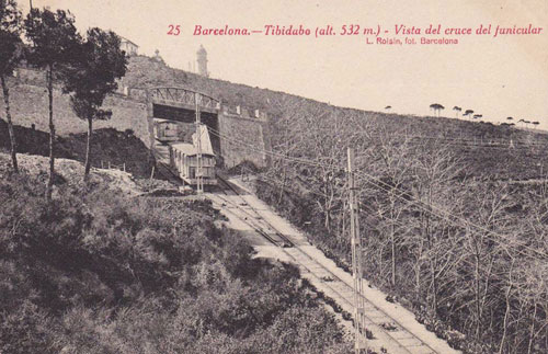 Barcelona - Tibidabo Funicular - www.simplompc.co.uk - Simplon Postcards