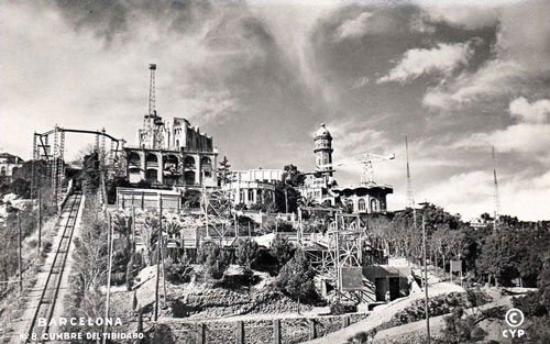 Barcelona - Tibidabo Funicular - www.simplompc.co.uk - Simplon Postcards