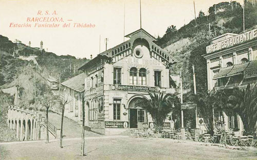 Barcelona - Tibidabo Funicular - www.simplompc.co.uk - Simplon Postcards