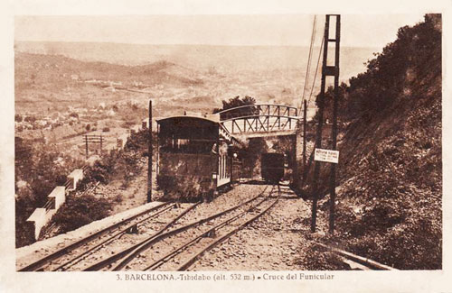 Barcelona - Tibidabo Funicular - www.simplompc.co.uk - Simplon Postcards