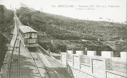 Barcelona - Tibidabo Funicular - www.simplompc.co.uk - Simplon Postcards